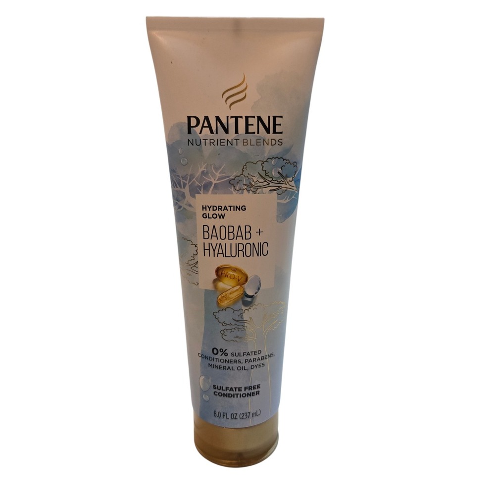 Pantene Nutrient Blends Hydrating Glow Baobab Hyaluronic Conditioner 8oz